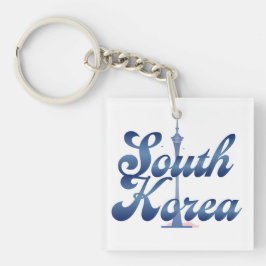 N Seoul Tower Südkorea Schlüsselanhänger