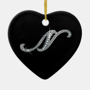 N-Skript "Diamant Bling " Keramikornament