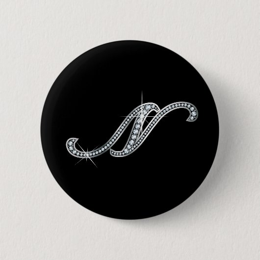 N-Skript "Diamond Bling" Button (Vorderseite)