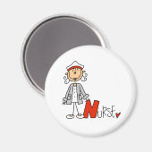 N steht für Krankenschwester Magnet (Vorderseite/Rückseite)