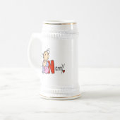 N steht für Nanny Bierglas (Vorderseite Links)