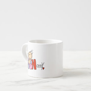 N steht für Nanny Espressotasse