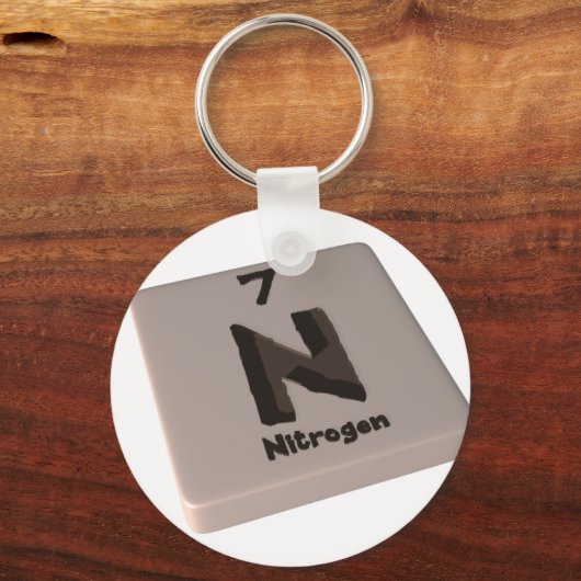 N Stickstoff Schlüsselanhänger (Vorderseite)