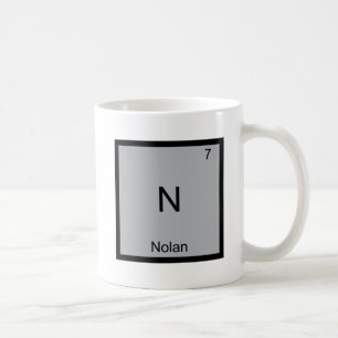 N - Symbol für Nolan Funny Chemistry Element T - S Kaffeetasse