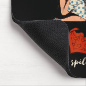 N Up Drinking Shirt Design Don't Sll Drink Resnsib Mousepad (Ecke)