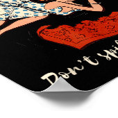 N Up Drinking Shirt Design Don't Sll Drink Resnsib Poster (Ecke)