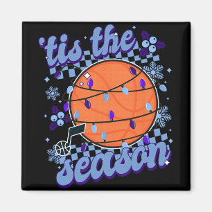 N Utah Jazz Weihnachten verworrene Lichter  Magnet