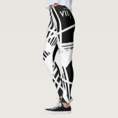 N-VII [BLK/WH] LEGGINGS (Links)