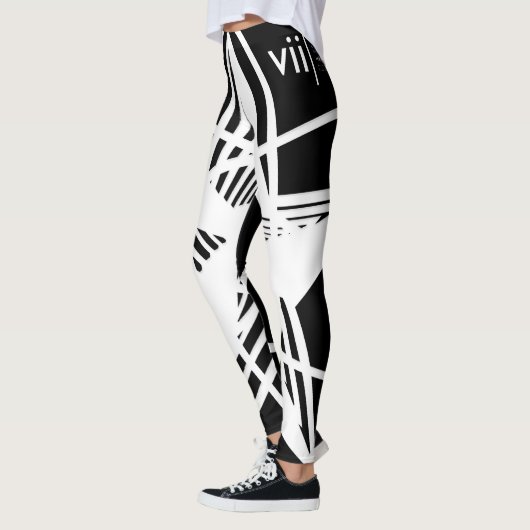 N-VII [BLK/WH] LEGGINGS (Links)