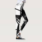 N-VII [WHS/BLK] LEGGINGS (Rechts)