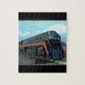 N&W 4-8-4 #611. (Zug; Himmel; Wolken; Bahn;) Puzzle (Vertikal)