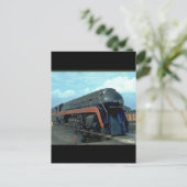 N&W 4-8-4 #611. (Zug;Himmel;Wolken;Gleise;)_Züge Postkarte (Stehend Vorderseite)