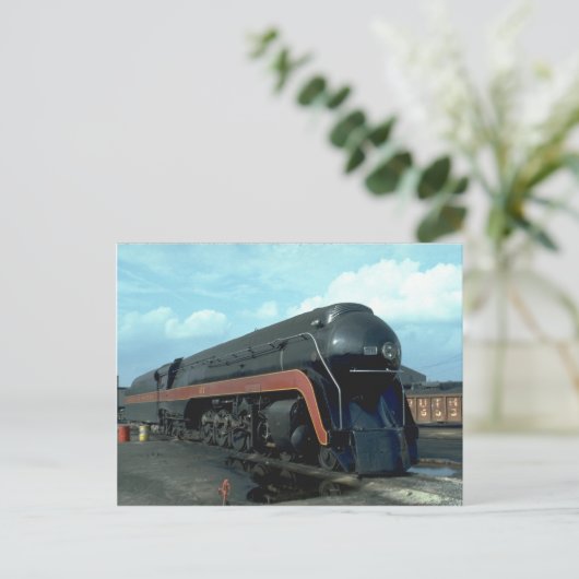 N&W 4-8-4 POSTKARTE (Stehend Vorderseite)