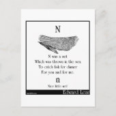 N war ein Netz Postkarte (Vorderseite)