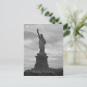 N.Y.E Lady Liberty Postkarte (Stehend Vorderseite)