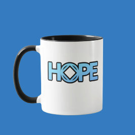 NA Addiction Erholung Blue Service Symbol Hope Tasse