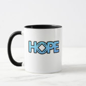 NA Addiction Erholung Blue Service Symbol Hope Tasse (Links)