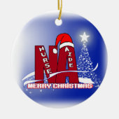 NA CHRISTMAS ORNAMENT SANTA NURSE AIDE (Vorne)