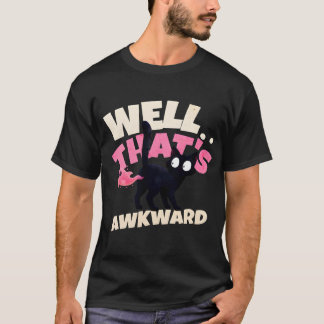 Na Das ist Peinlich Lustiges Gespenst Katzen Meme T-Shirt