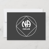 NA für Leben Feiertagskarte (Vorderseite)