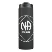 NA für Leben Thermosbecher (Vorderseite)