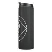 NA für Lebensarmut Anonym Thermosbecher (Nach rechts gedreht)