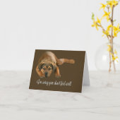 Na gut, fühlen Sie sich besser Sorry Kleine Welpe. Karte (Gelbe Blume)