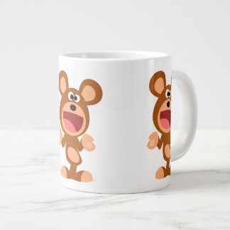 "Na gut..." Niedlicher Cartoon-Bär Jumbo-Tasse