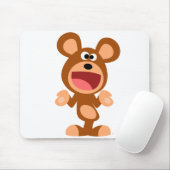 "Na gut..." Schrumpfen von Cartoon Bear Mousepad (Mit Mouse)