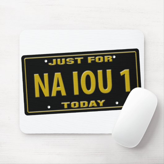 NA IOU 1 MOUSEPAD (Mit Mouse)