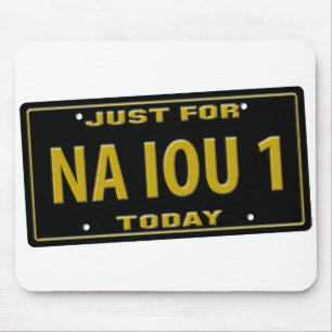 NA IOU 1 MOUSEPAD