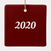 "Na ja. Humbug. Und all that..." Keramikornament (Rückseite)