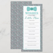 Na ja, Wunschkarte, Babydusche, Kleiner Mann, 25-e (Vorne/Hinten)