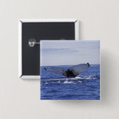 NA, Kanada, Neufundland, Trinity Bay. Buckelwal Button (Vorne & Hinten)