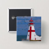 NA, Kanada, New Brunswick, Campobello Island.8 Button (Vorne & Hinten)