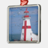 NA, Kanada, New Brunswick, Campobello Island.8 Ornament Aus Metall (Links)