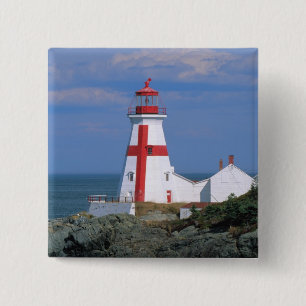 NA, Kanada, New Brunswick, Campobello Island. Button