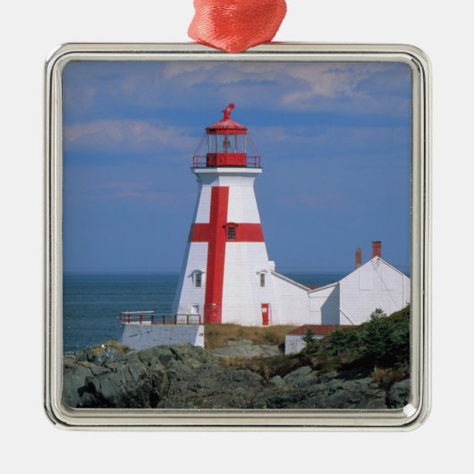 NA, Kanada, New Brunswick, Campobello Island. Silbernes Ornament (Vorne)