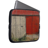 Na, Kanada, New-Brunswick, Shepody. Rote Scheune Laptopschutzhülle (Vorne Rechts)