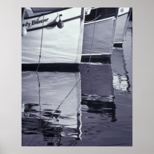 NA, Kanada, Nova Scotia, Digby. Fischerboote; Poster