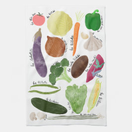 Nā lauai weißes Küchentuch