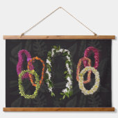 Na Lei O' Hawaii Wandteppich Mit Holzrahmen (Vorne)