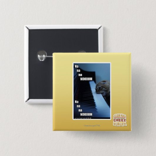Na-Na-Na nooom Button (Vorne & Hinten)