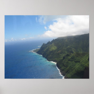 Na Pali Coast - Hochluft Poster