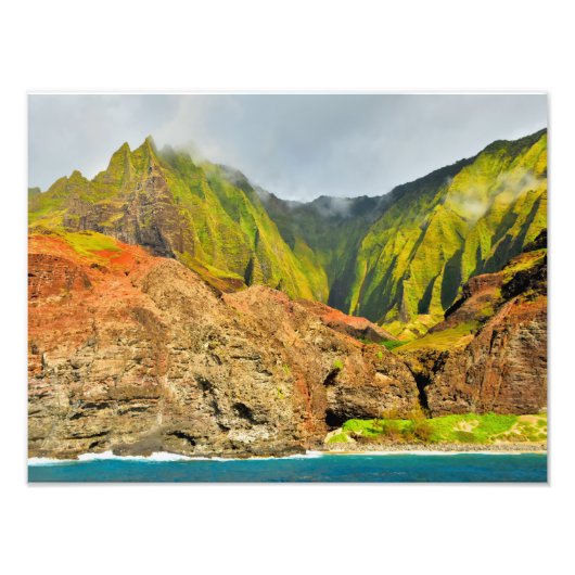 Na Pali Coast - Kauai, Hawaii Fotodruck (Vorne)
