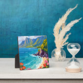 Na Pali Coast Kauai Hawaii Küste Malerei Art Fotoplatte (InSitu)