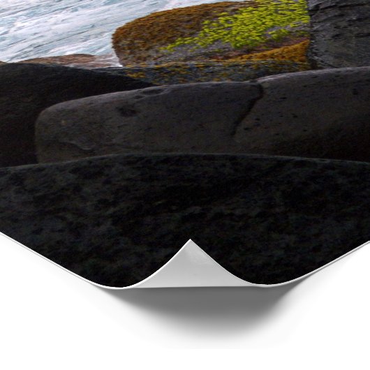 Na Pali Coast, Kauai, Hawaii, Poster (Ecke)