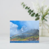 Na Pali Coast Kauai, Hawaii Postkarte (Stehend Vorderseite)