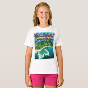 NA PALI COAST - KAUAI ISLAND - HAWAII USA T-Shirt