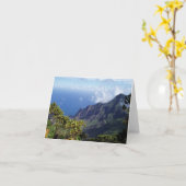 Na Pali Coast Notecard! Karte (Gelbe Blume)